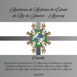 Imagem sobre, Sessão Solene de 51º aniversário da Acamerj