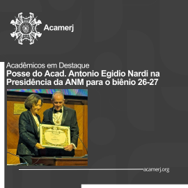 Imagem sobre, POSSE NA ACADEMIA NACIONAL DE MEDICINA - ANM